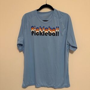 Court Haley Pickleball Men's Blue Shirt Size L